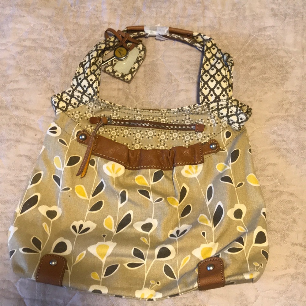 NEW Women’s Fossil Floral Handbag